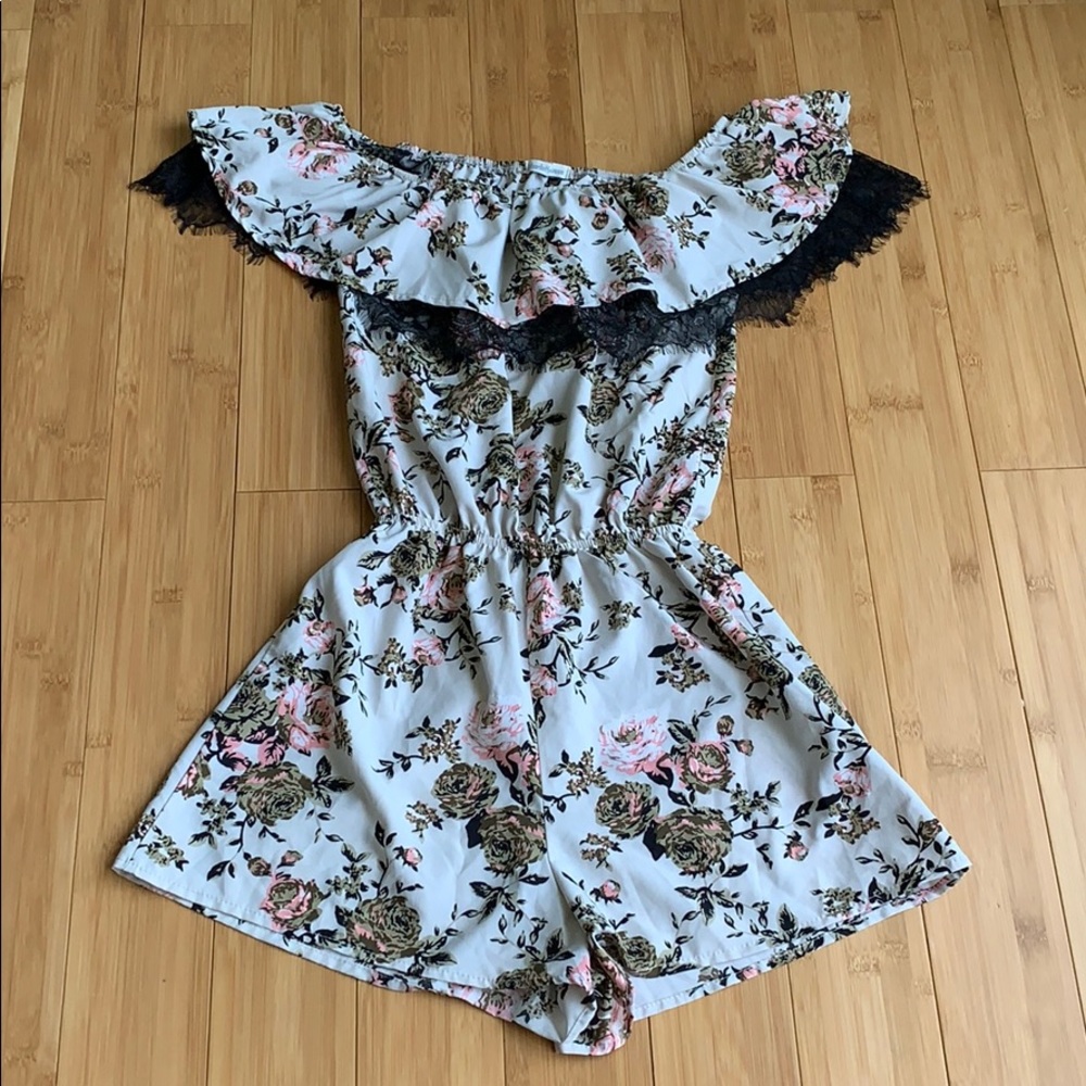 Charlotte Russe Floral romper